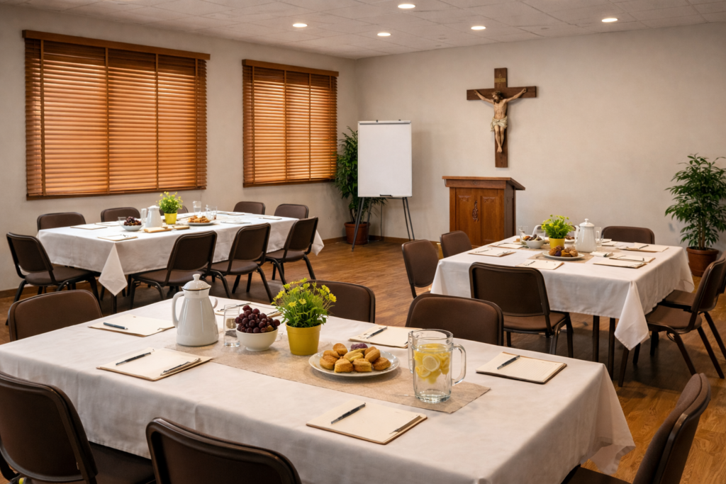 Jakie rolety do obiektów sakralnych i sal parafialnych