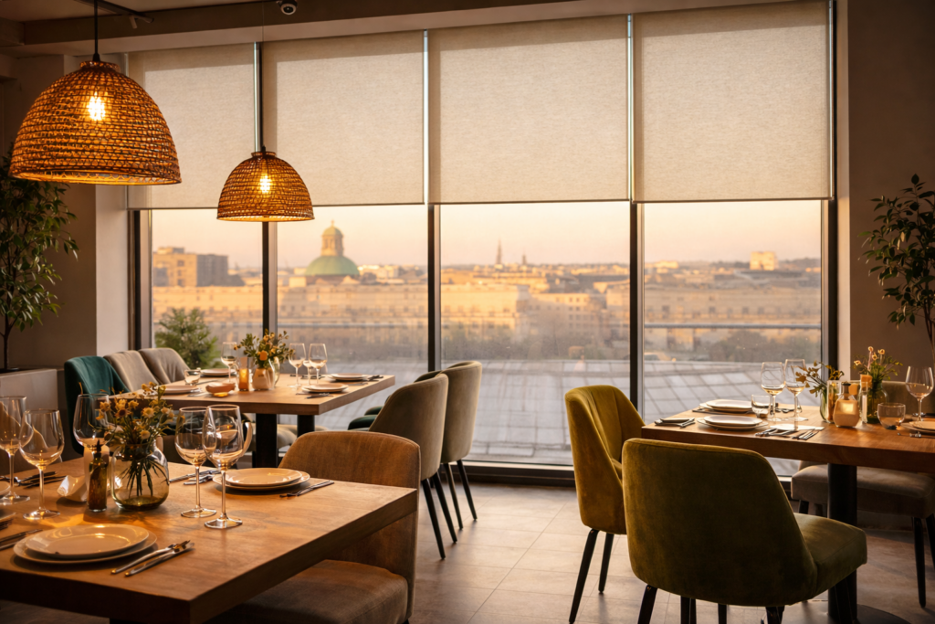 Jakie rolety do restauracji