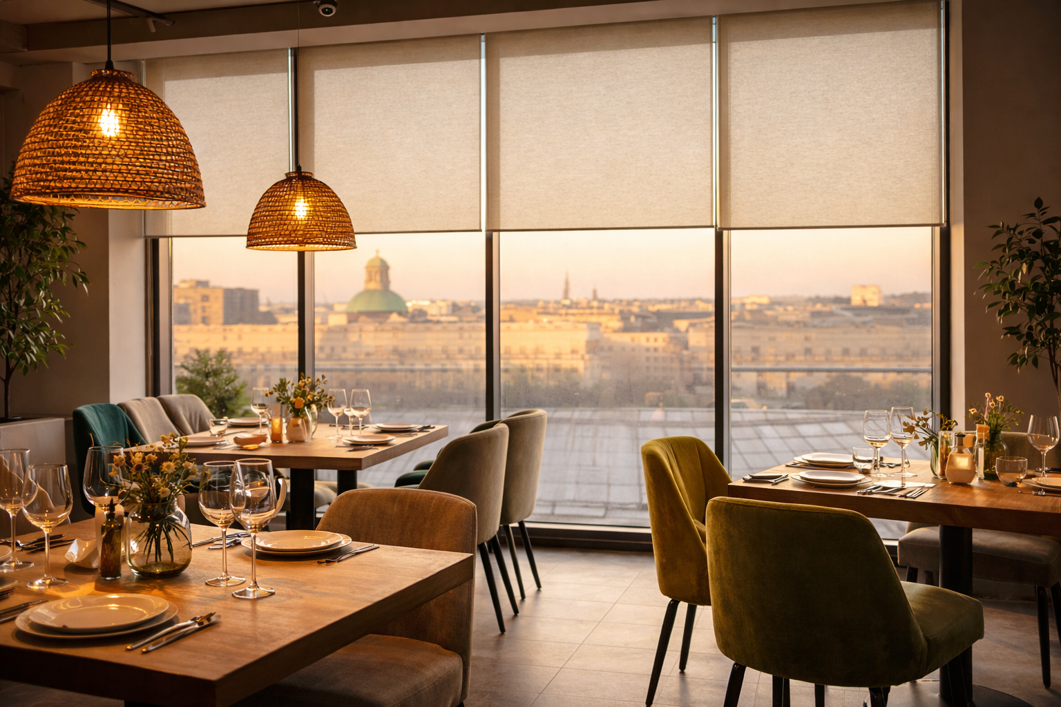 Jakie rolety do restauracji