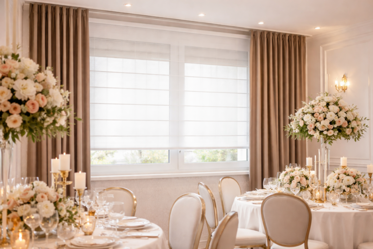 Jakie rolety do sal weselnych