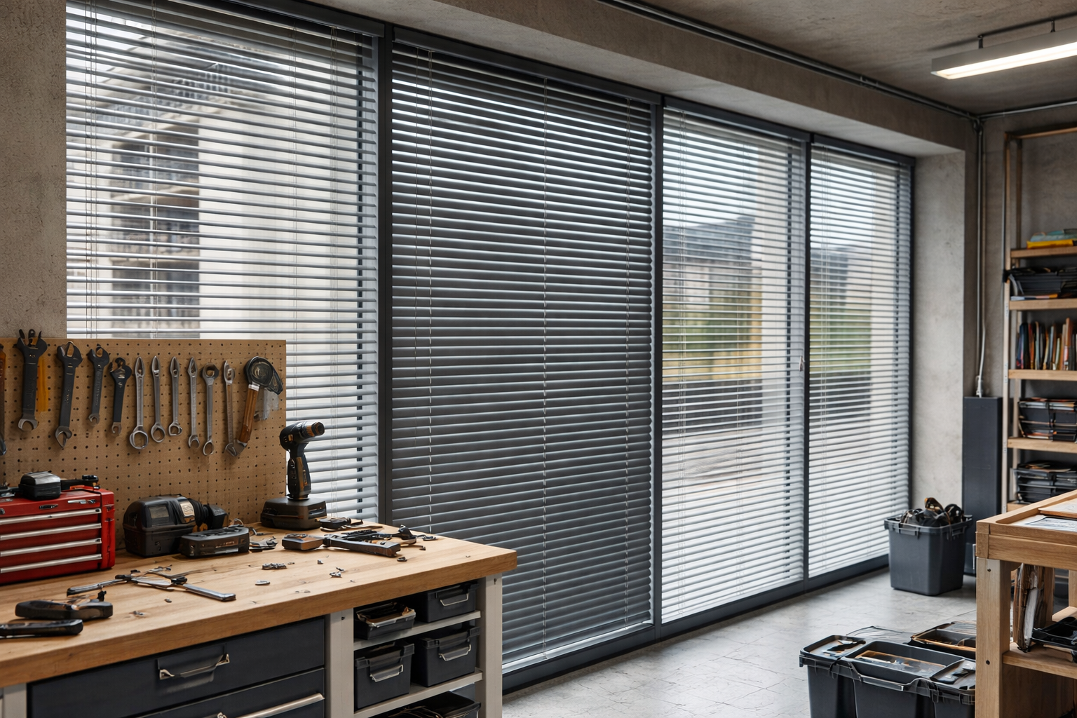 Jakie rolety do warsztatów