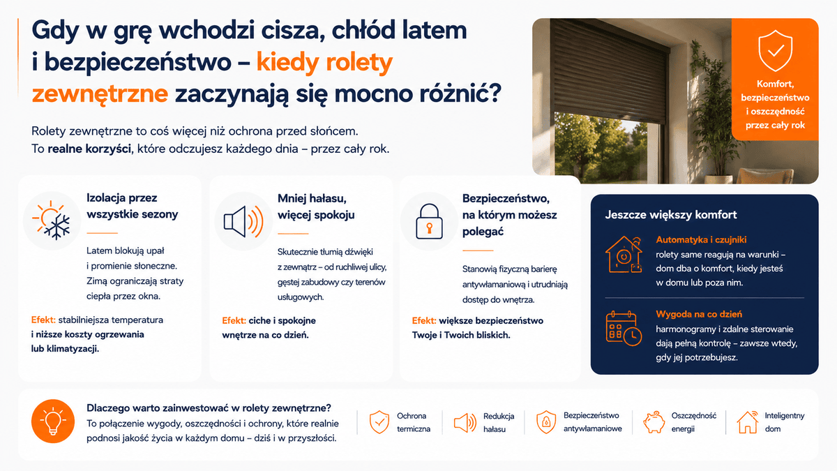 Rolety czy żaluzje zewnętrzne