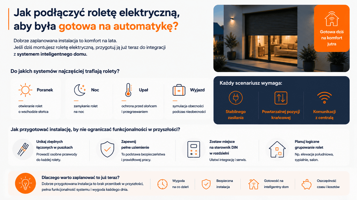 Jak podłączyć roletę elektryczną